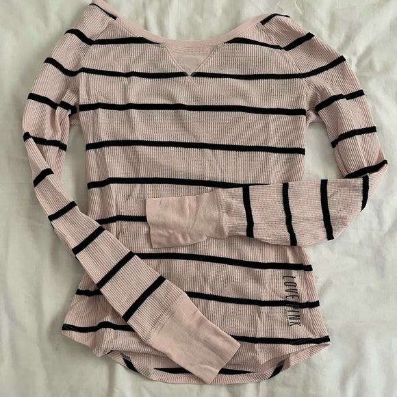 PINK Victoria's Secret Tops - Pink Thermal Long Sleeve